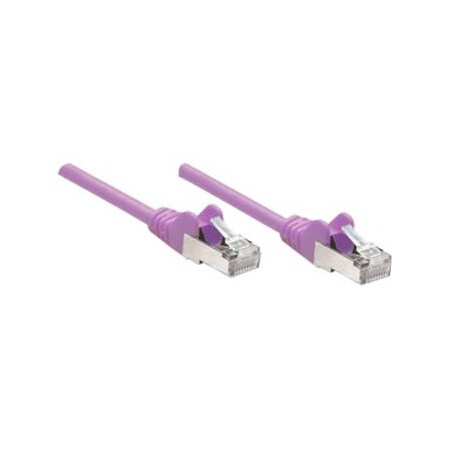 Intellinet Network Solutions 1.5 Ft Purple Cat5E Snagless Patch Cable 453448